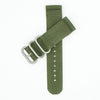 Two Piece Ballistic Nylon Watch Strap - Olive image