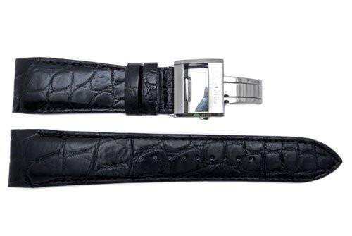 Genuine Seiko Ananta Series Black Crocodile Leather 24mm Watch Strap |  Total Watch Repair - 4A1V1AK