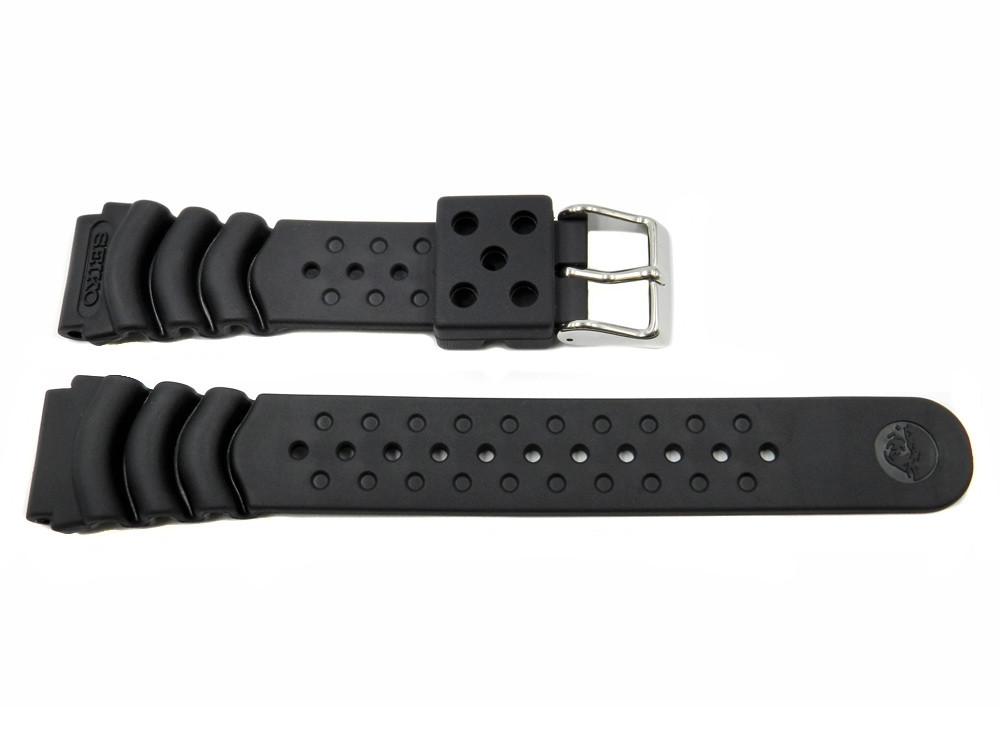 Genuine Seiko Divers Rubber Black 20mm Watch Band | Total Watch Repair -  4HX0JB