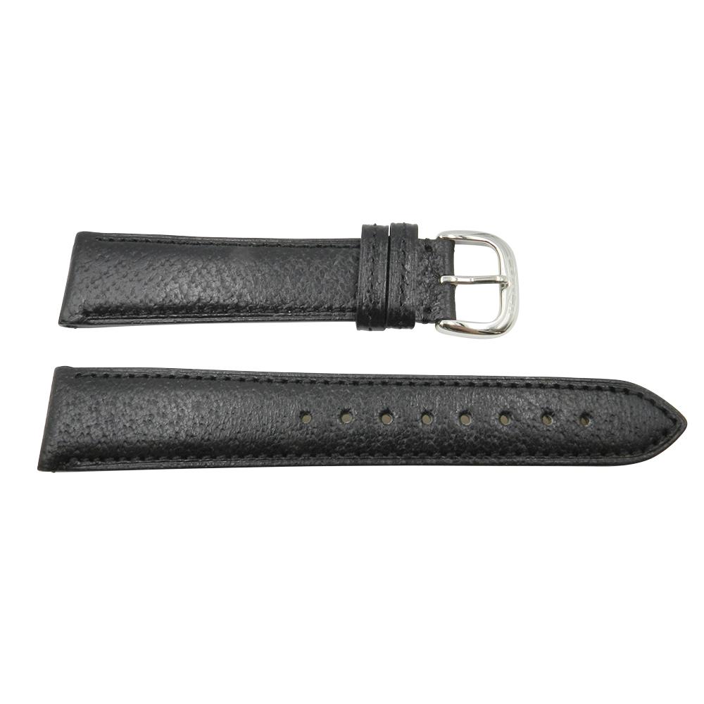 Coach 19mm Black Textured Padded Leather Watch Strap | Total Watch ...