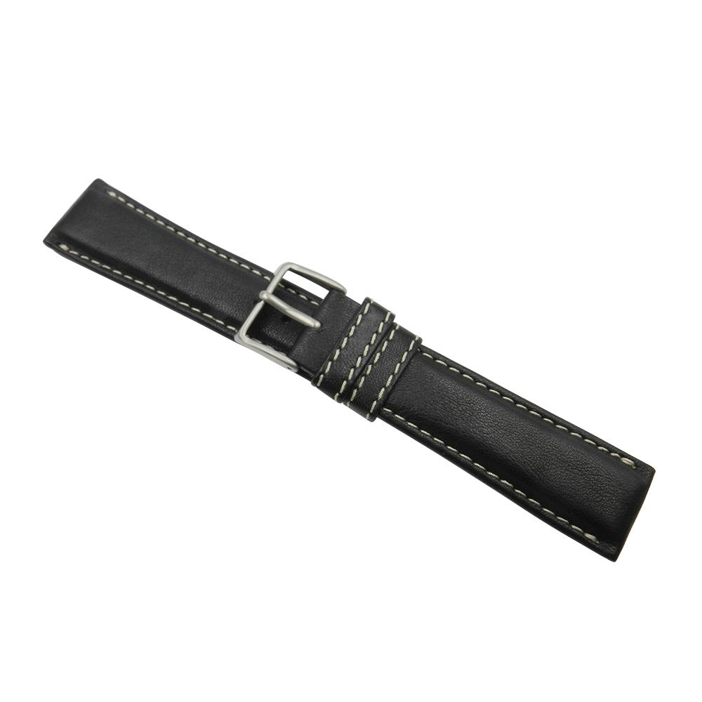 Citizen 21mm Black Padded Leather Watch Band | Total Watch Repair - 59 ...