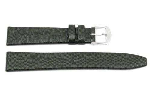 Genuine Leather Lizard Grain Dark Gray Watch Strap | Total Watch Repair ...