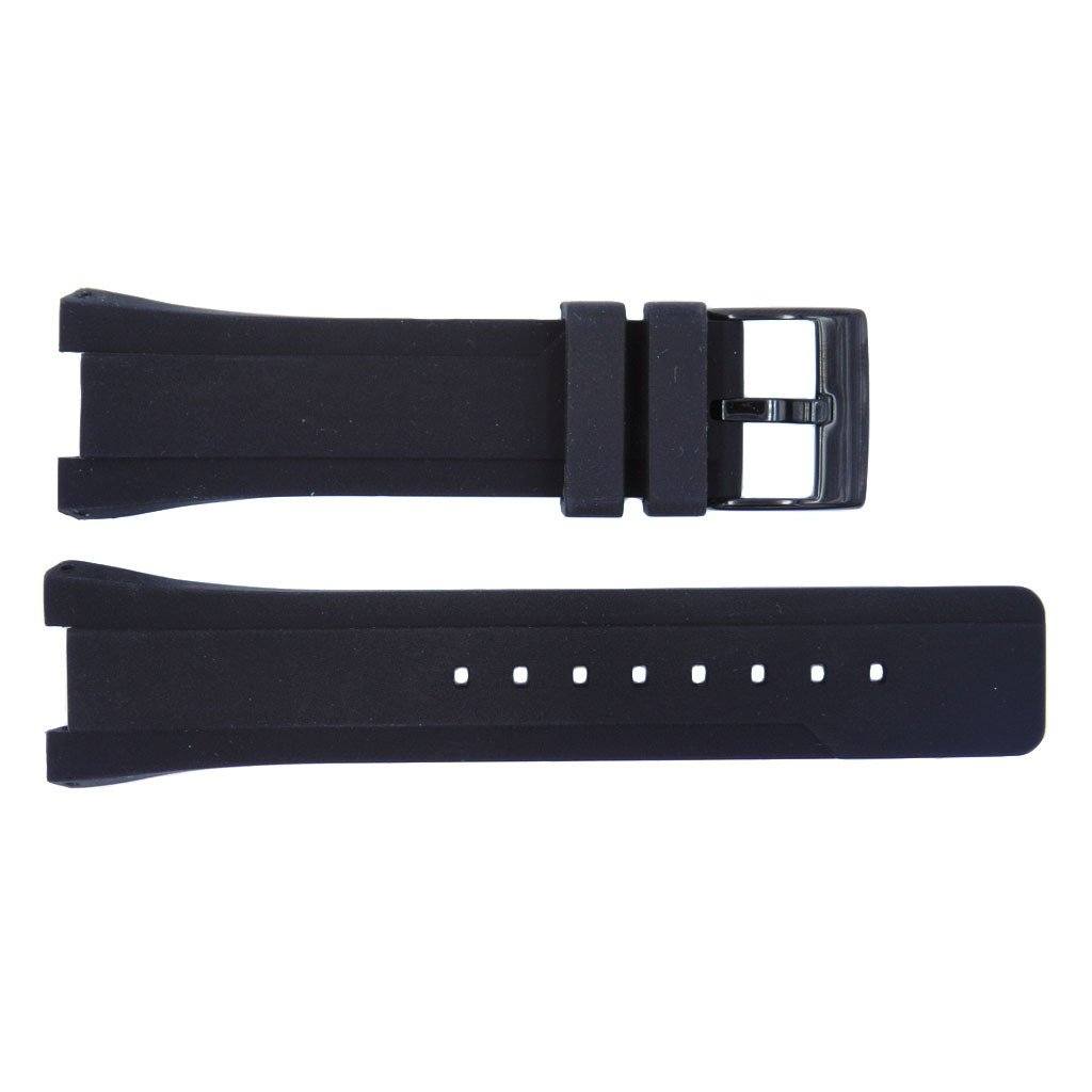 Cole Black Polyurethane 24mm Watch Band Total Watch Repair