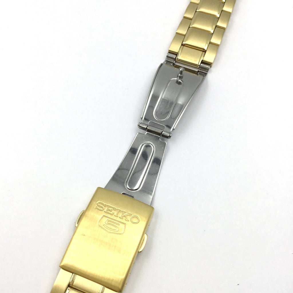 SEIKO 5 GOLD METAL 20MM WATCH BRACELET – Total Watch Repair