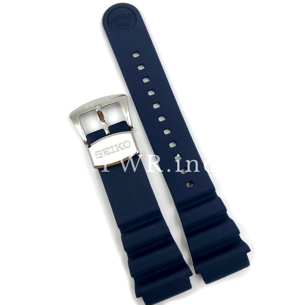 Seiko SRPA83 Blue Rubber Watch Band Prospex Padi 22mm – Total Watch Repair