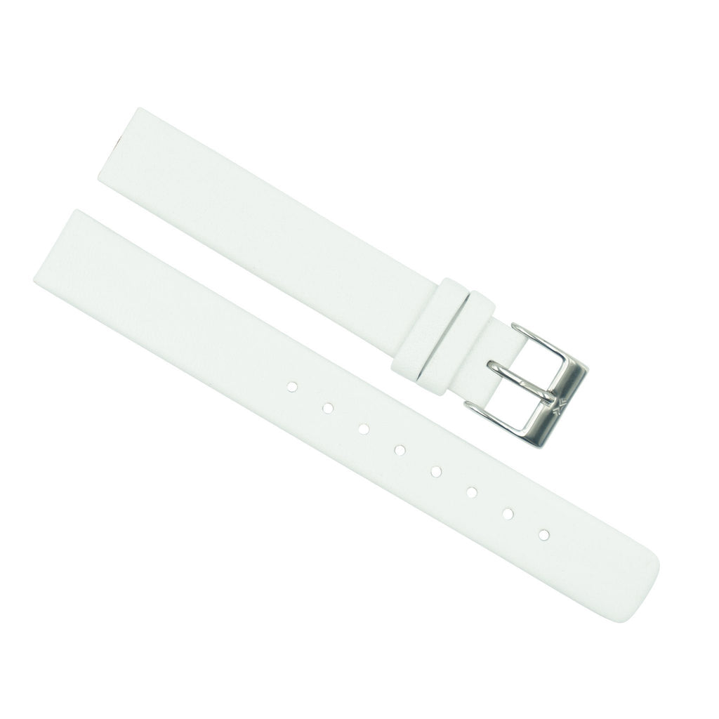 Skagen SKW2017 Ladies 14mm White Leather Watch Band – Total Watch Repair
