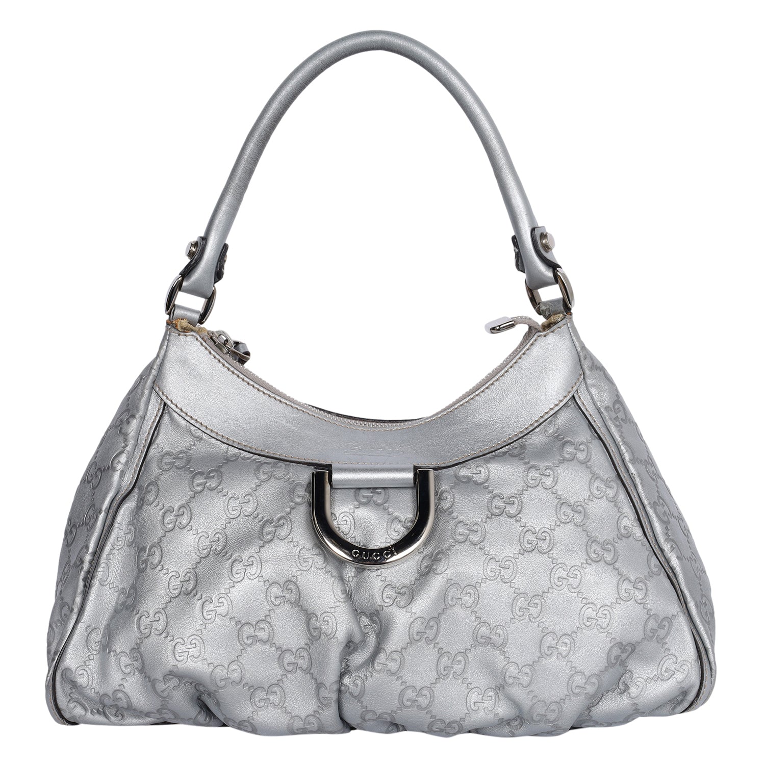 Silver D Ring Hobo Guccissima Leather (Authentic Pre-Owned) – The Lady Bag