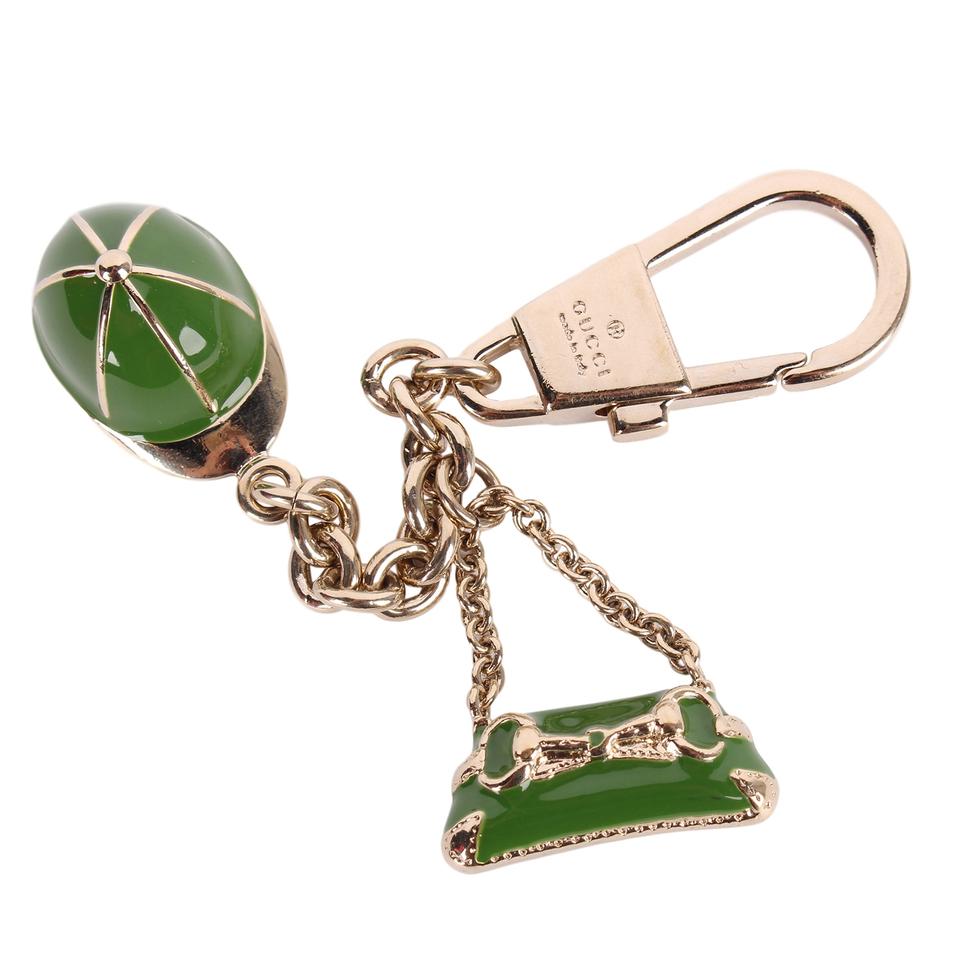 Green Gold Cap Motif Keychain (Authentic Pre-Owned) – The Lady Bag