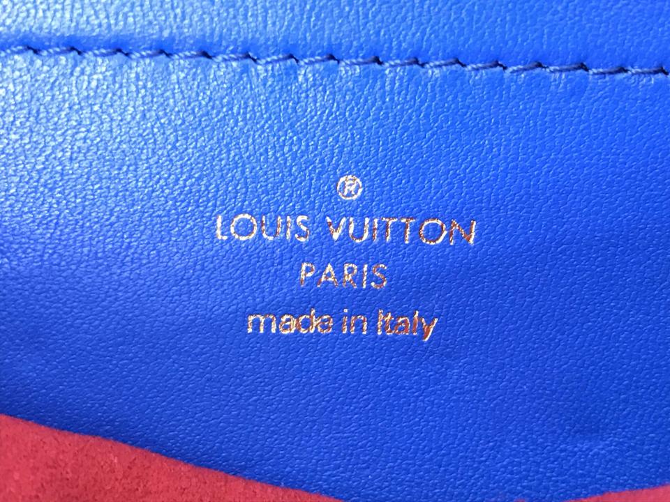 Louis Vuitton pre-owned blue monogram puffy lambskin bag