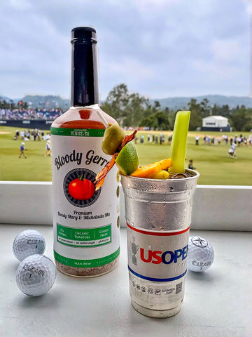 best bloody mary mix, best michelada mix, organic bloody mary mix, bloody gerry, los angeles, los angeles country club, us open golf