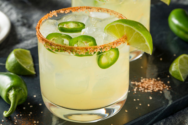 Spicy Topo Chico Lime Margarita Mocktail