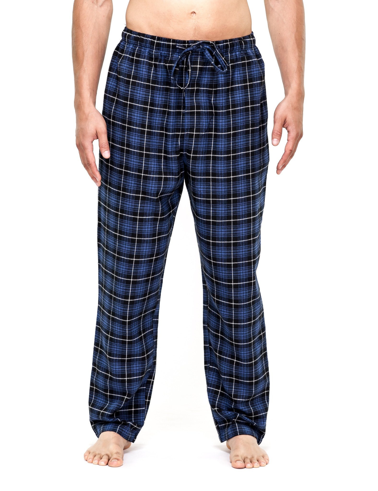 Mens 100% Cotton Flannel Lounge Pants (Relaxed Fit) 2-Pack – Noble Mount