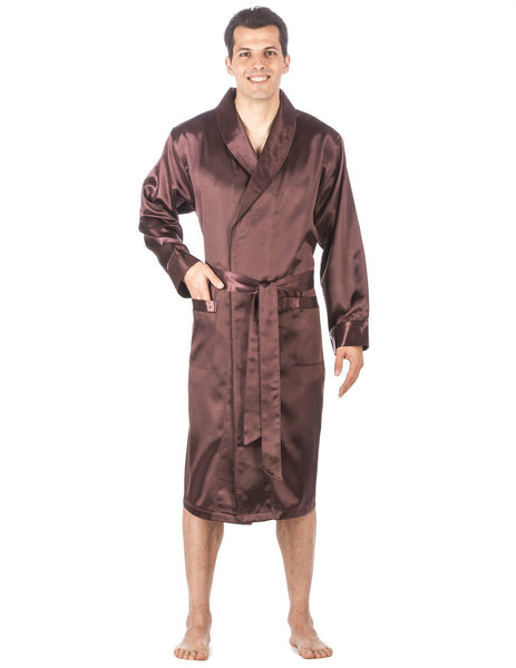 Noble Mount Men's Premium Satin Robe