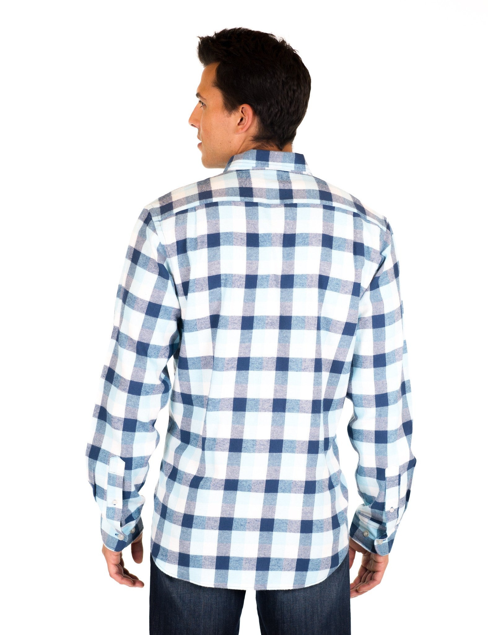 Mens 100% Cotton Flannel Shirt - Regular Fit – Noble Mount