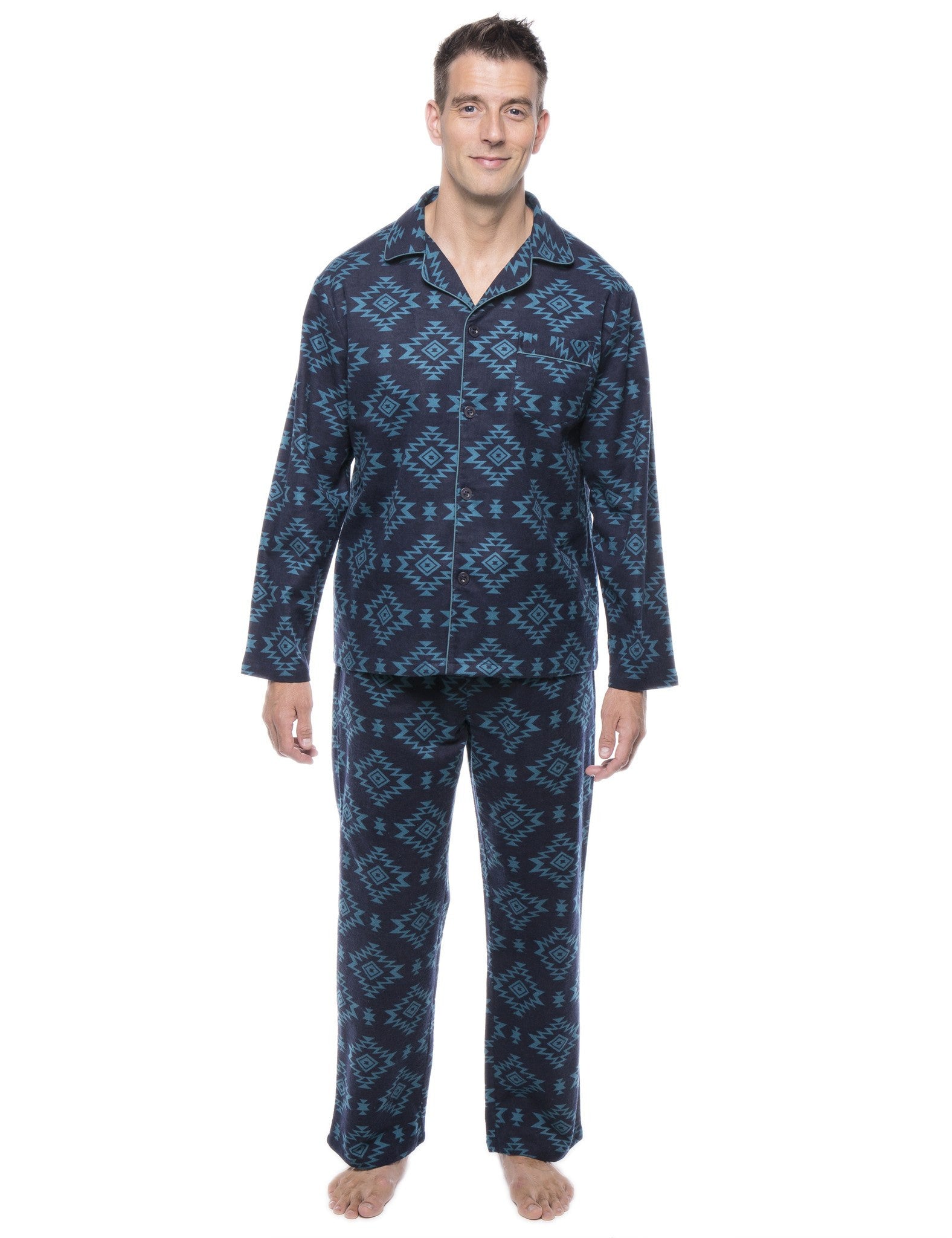 Men's 100% Cotton Flannel Pajama Set – Noble Mount