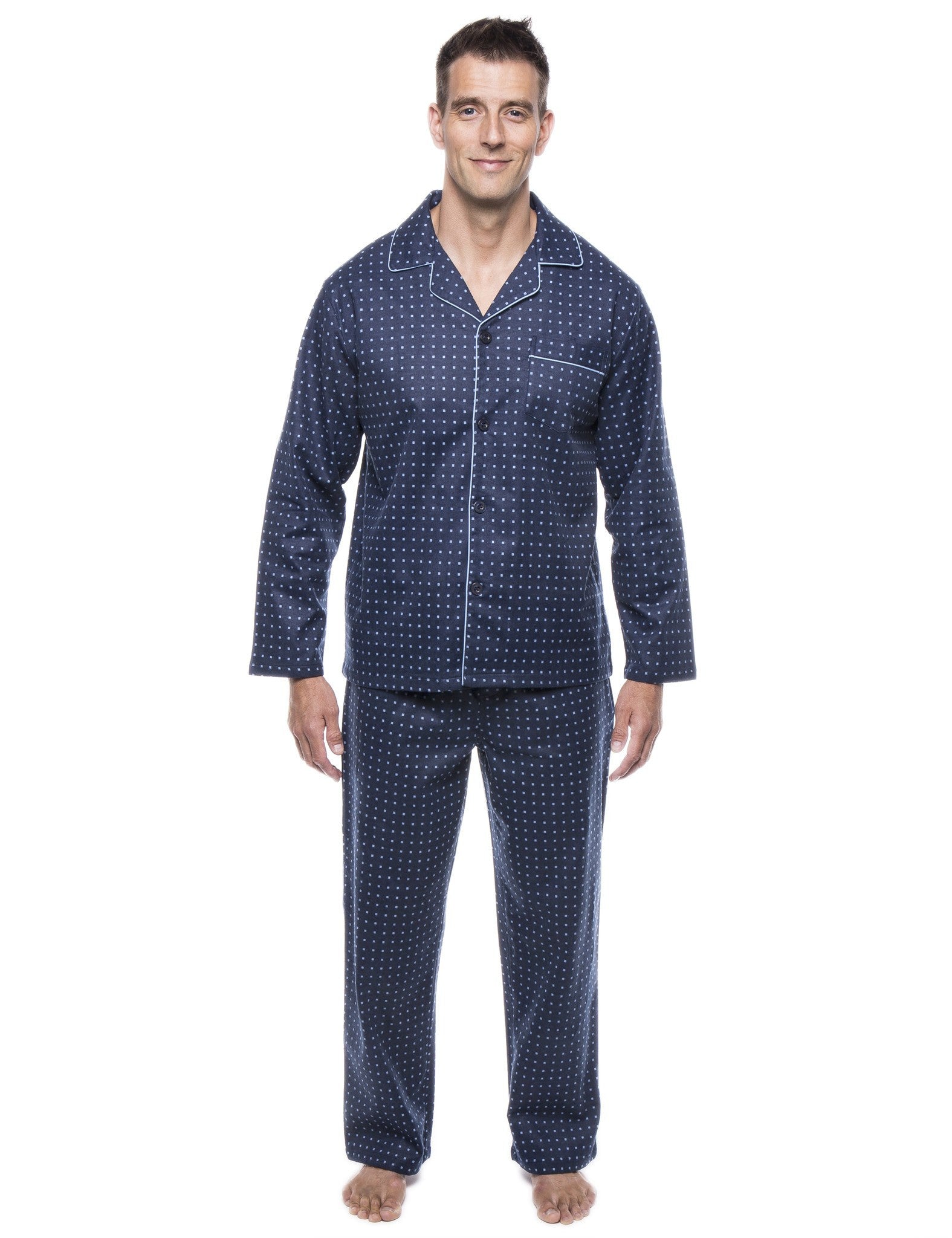 Men's 100% Cotton Flannel Pajama Set – Noble Mount