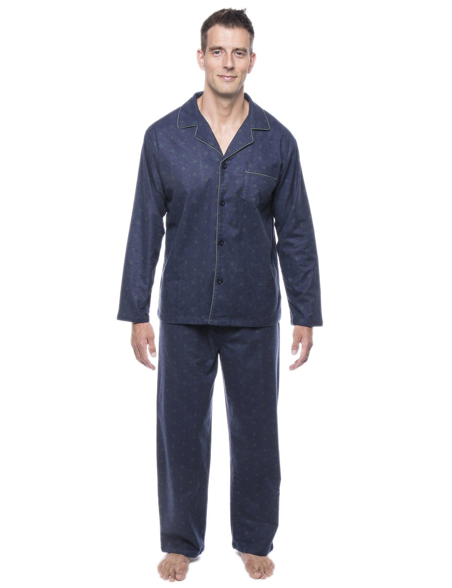 Men's 100% Cotton Flannel Pajama Set – Noble Mount