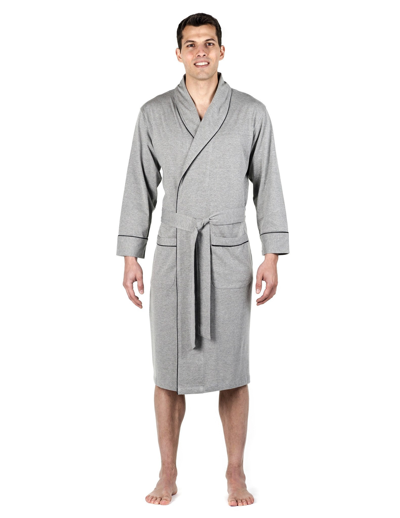 Men's Premium Knit Jersey Robe – Noble Mount