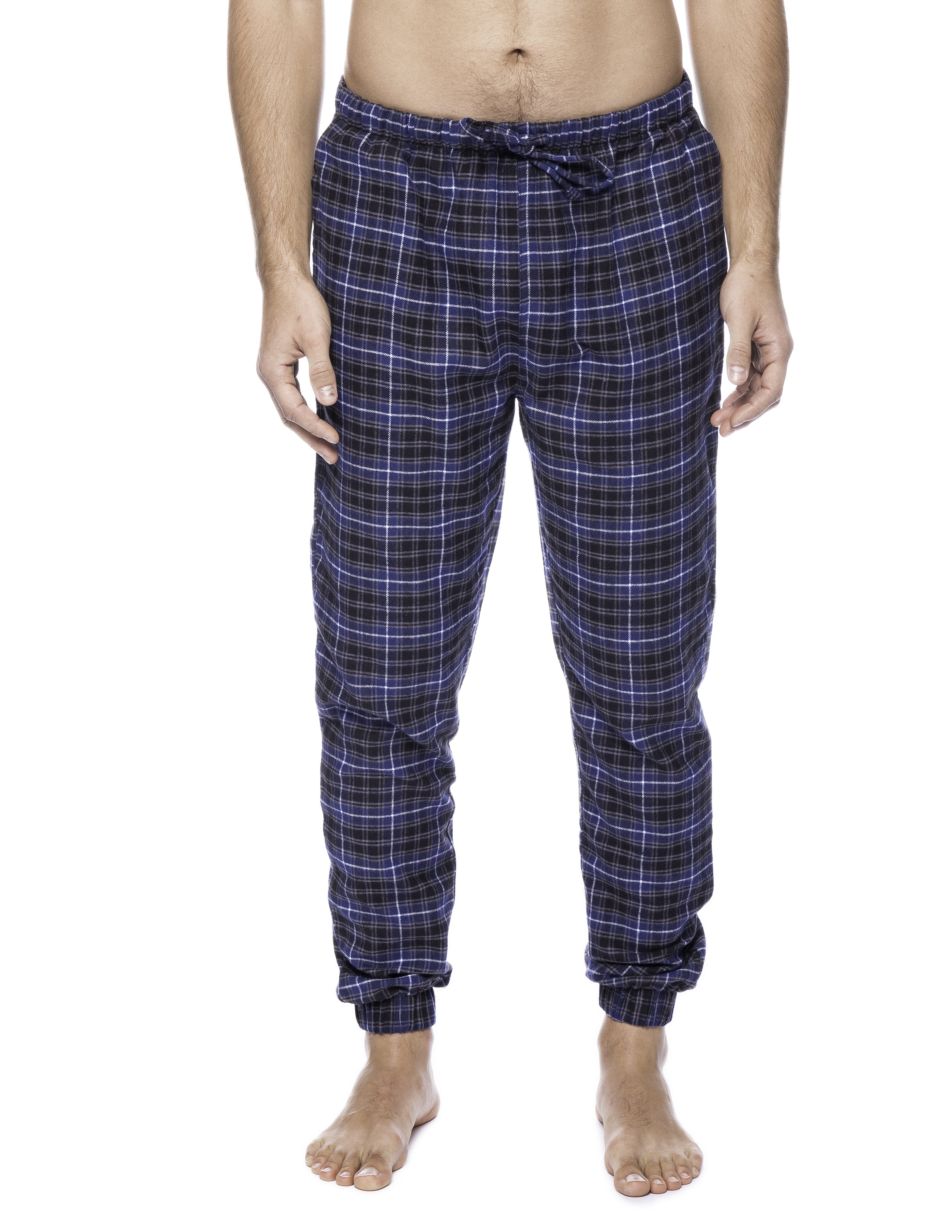 mens flannel joggers