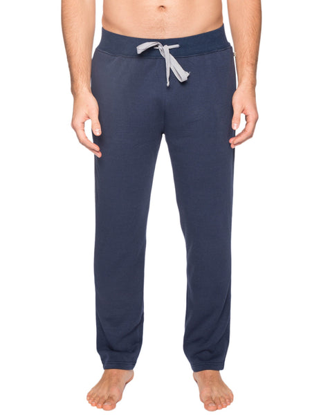 Noble Mount Men's Fleece Lined French Terry Lounge Pant