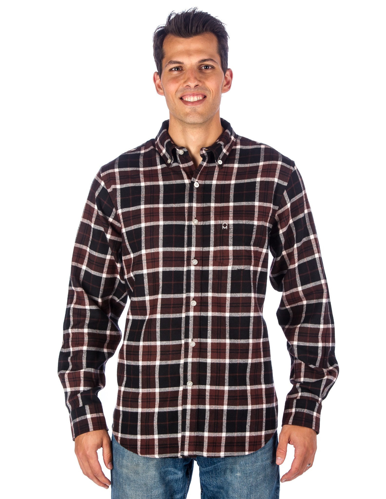 Mens 100% Cotton Flannel Shirt - Regular Fit – Noble Mount