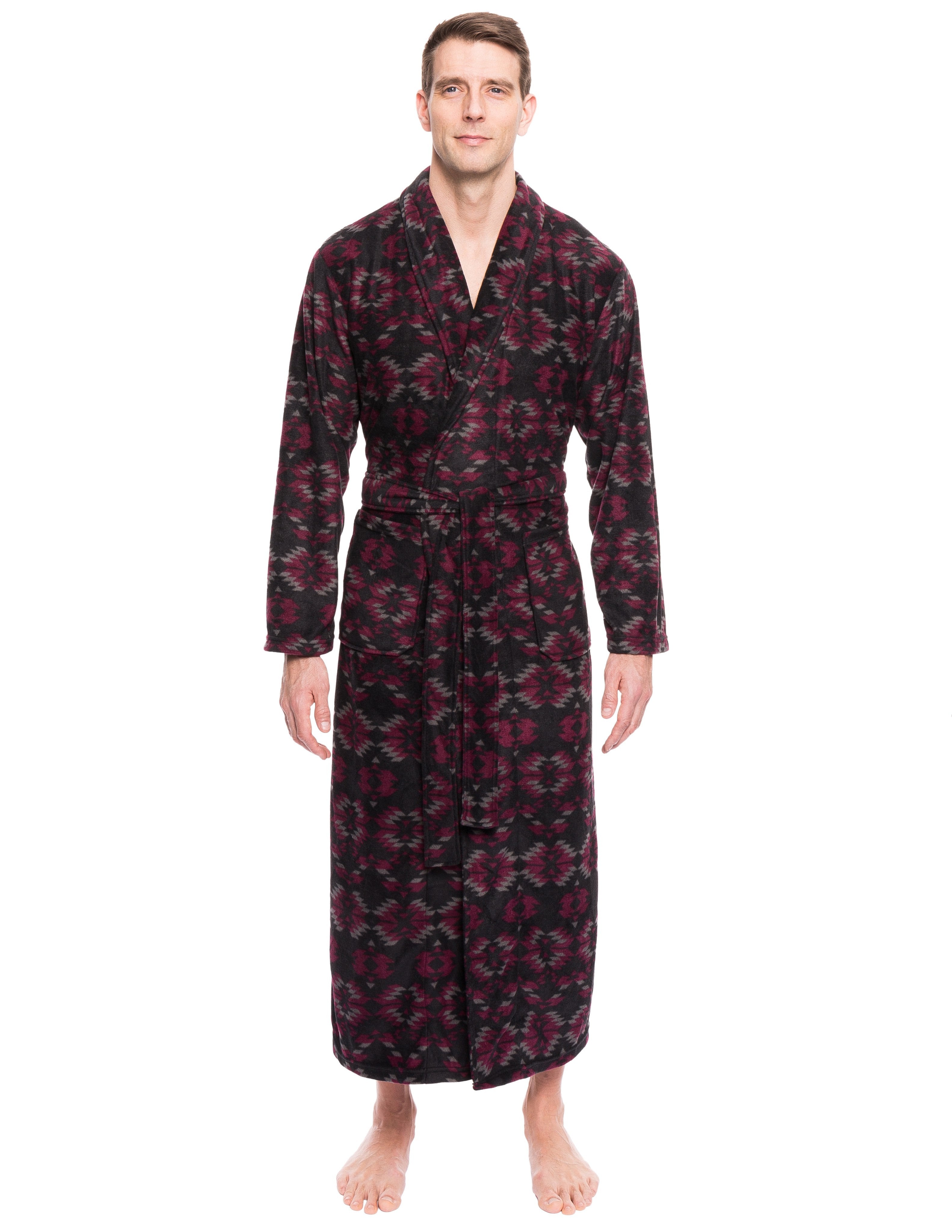 Men's Premium Microfleece Long Robe – Noble Mount