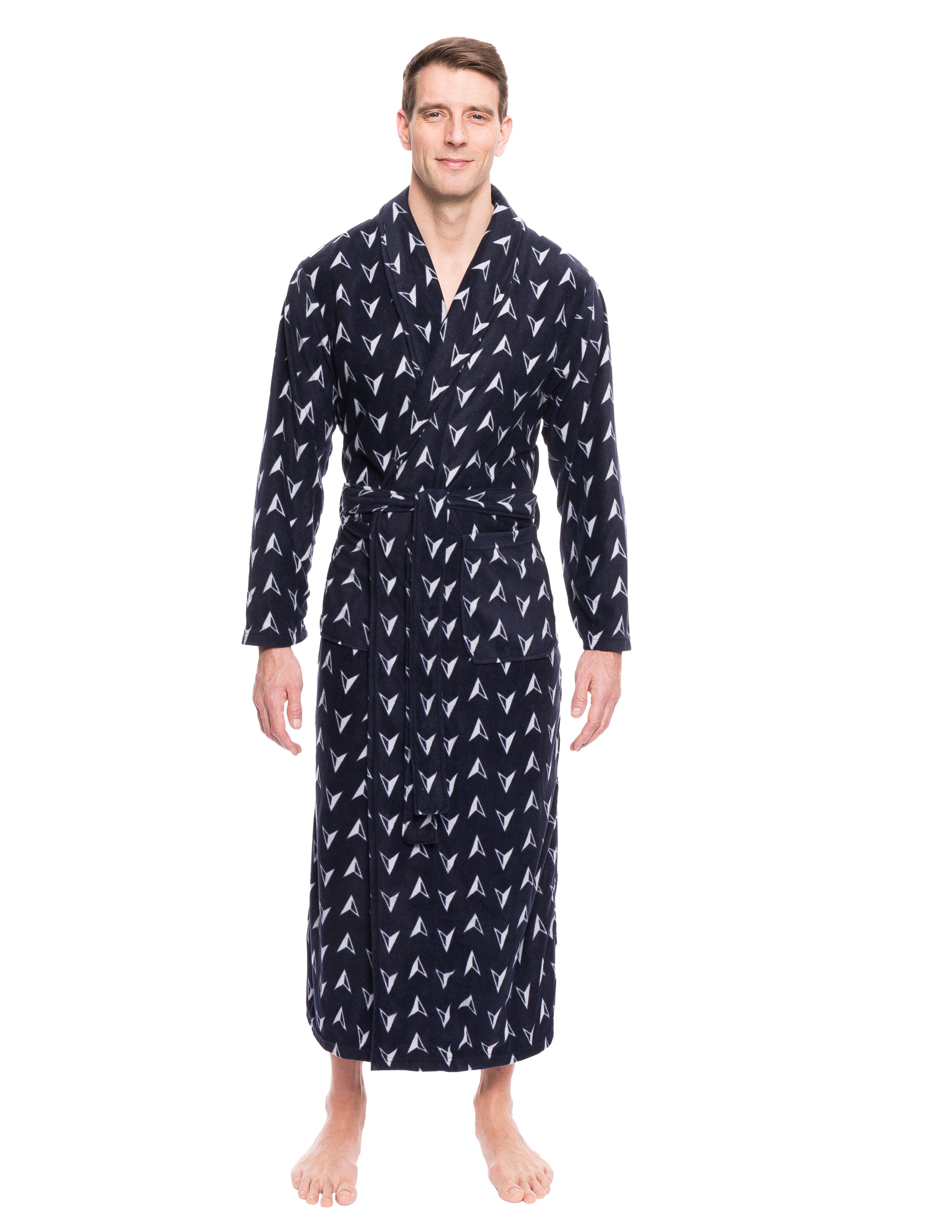 Men's Premium Microfleece Long Robe – Noble Mount