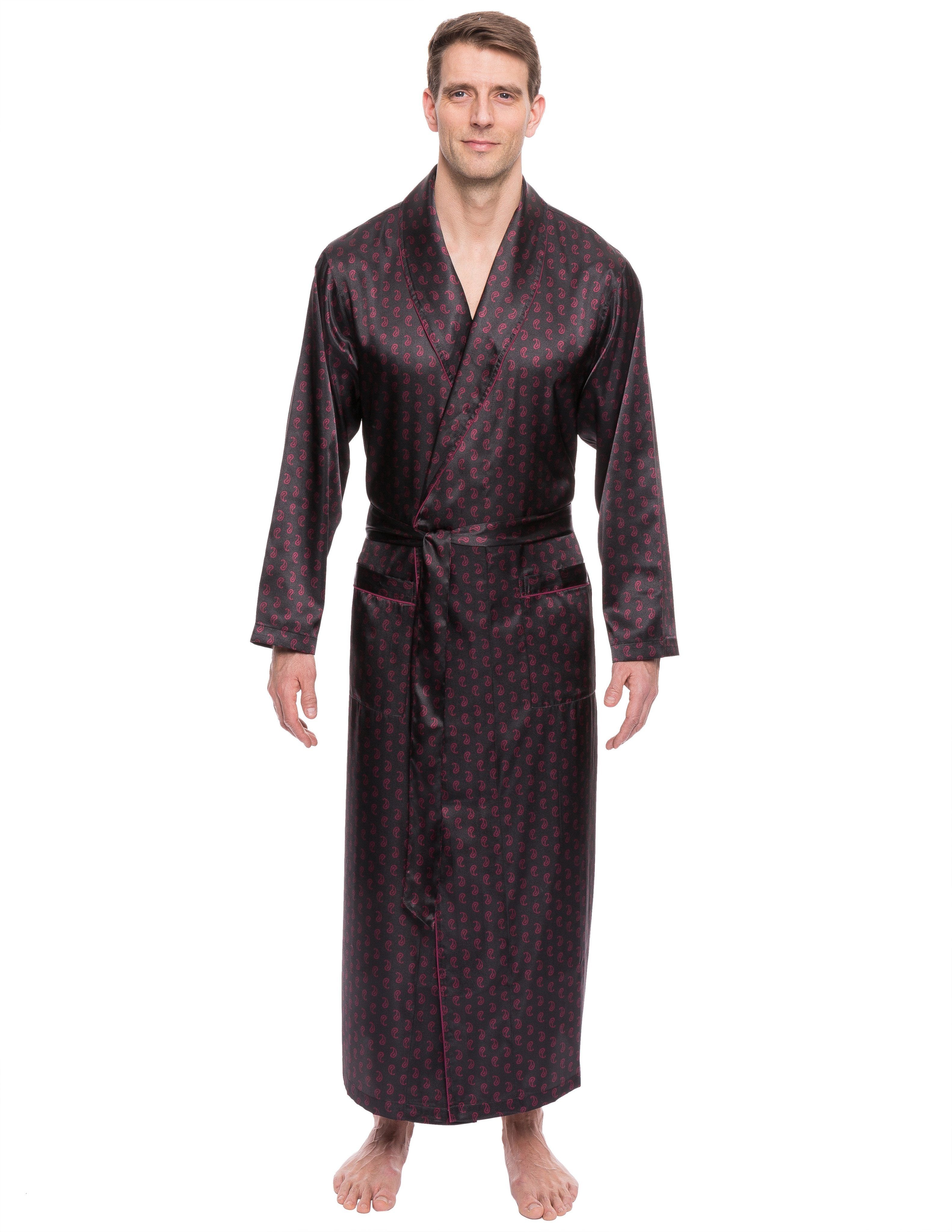 Mens Satin Robe Noble Mount 4335