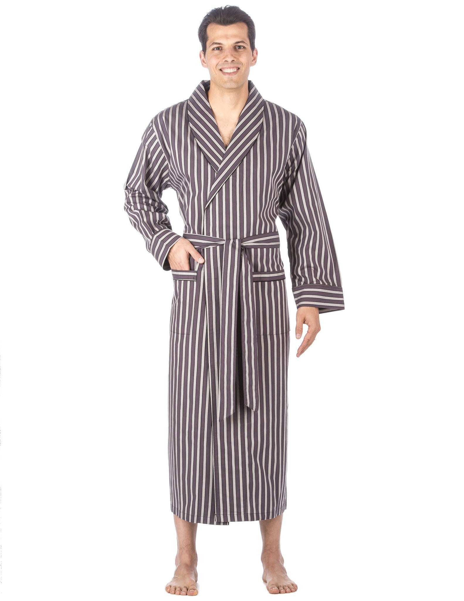Men's Premium 100% Cotton Full-Length Robe – Noble Mount
