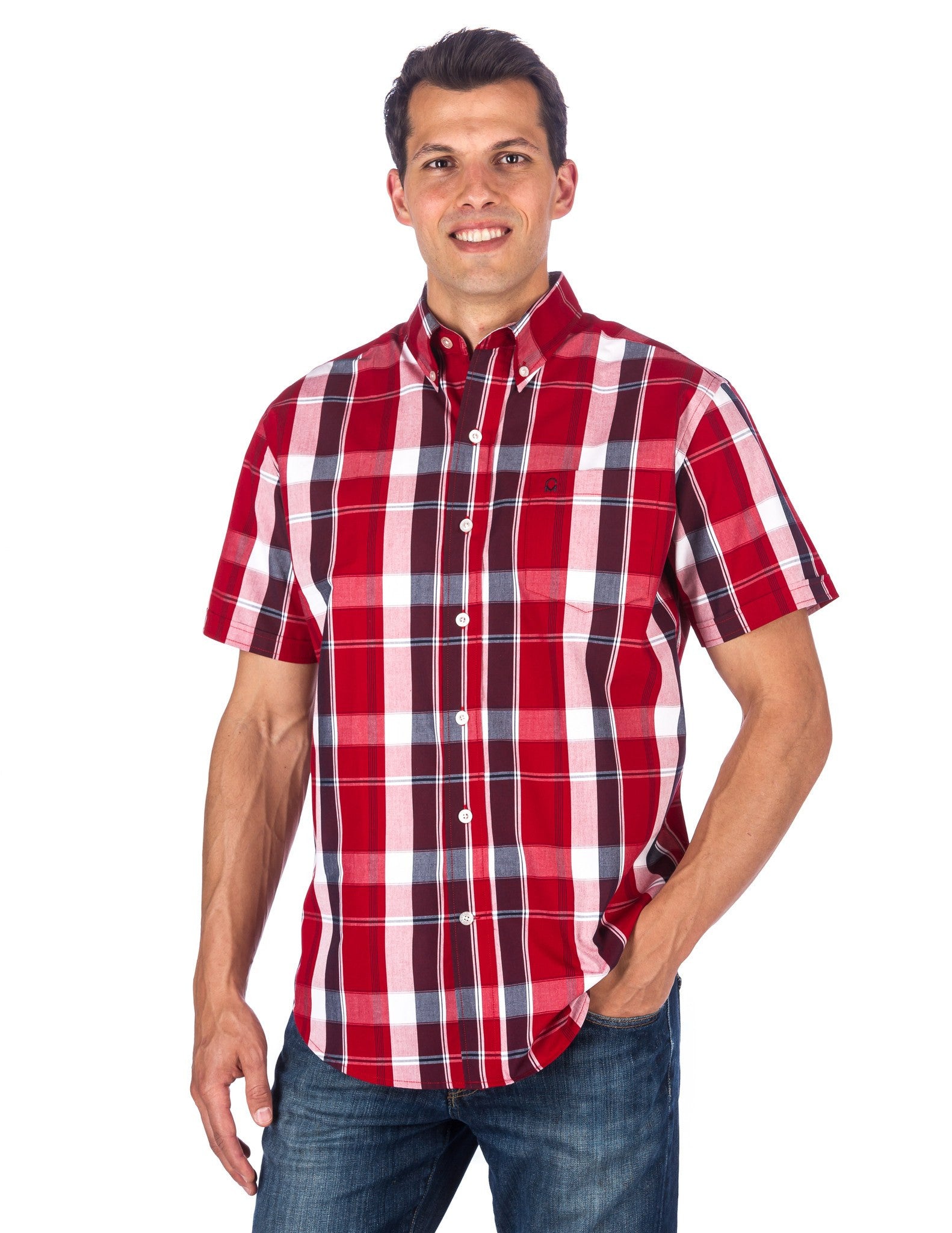 mens casual short sleeve shirts