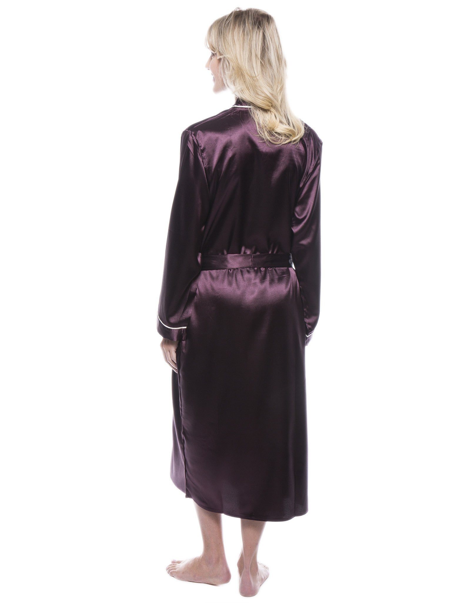 Women's Classic Satin Robe – Noble Mount