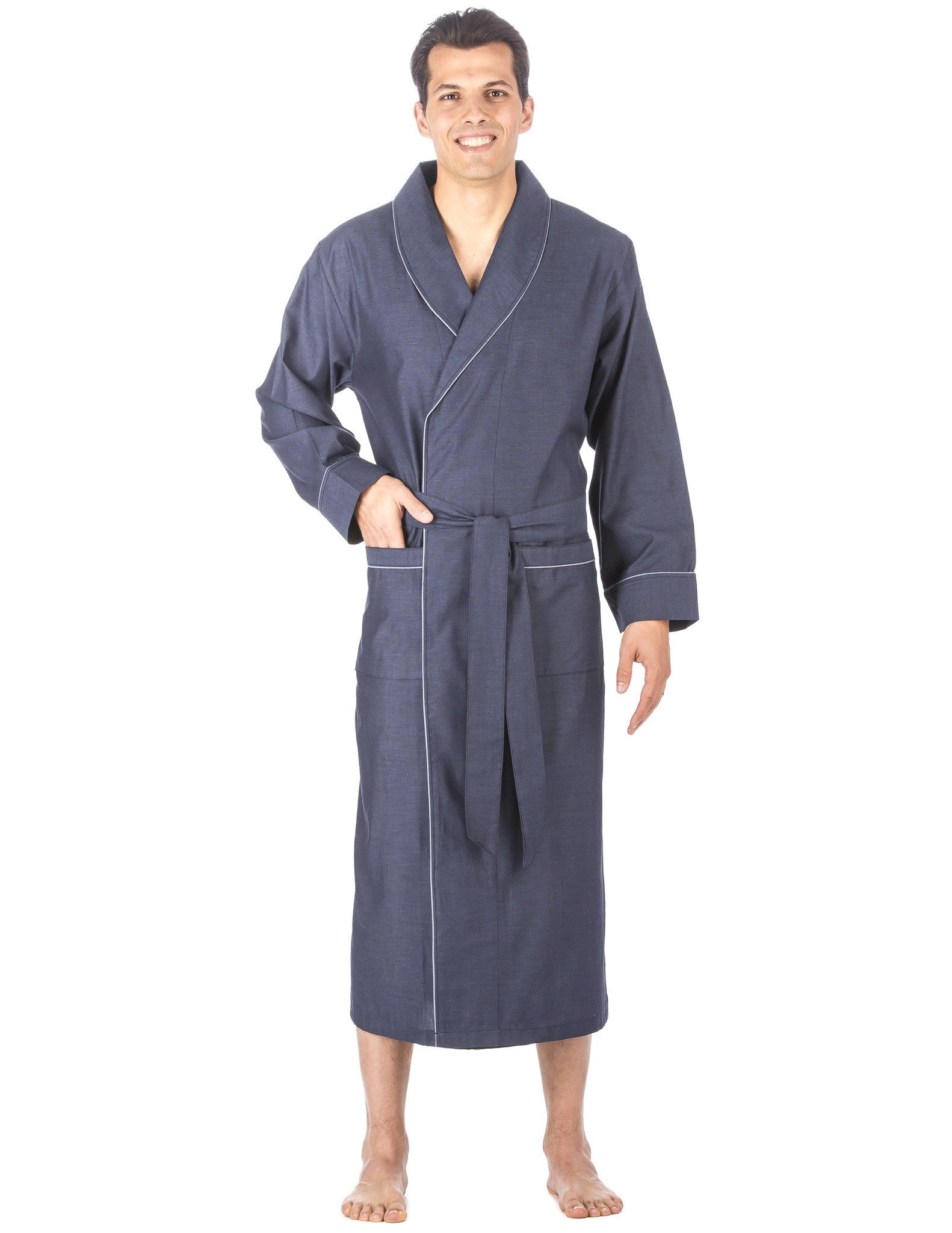 Men's Premium 100% Cotton Full-Length Robe – Noble Mount
