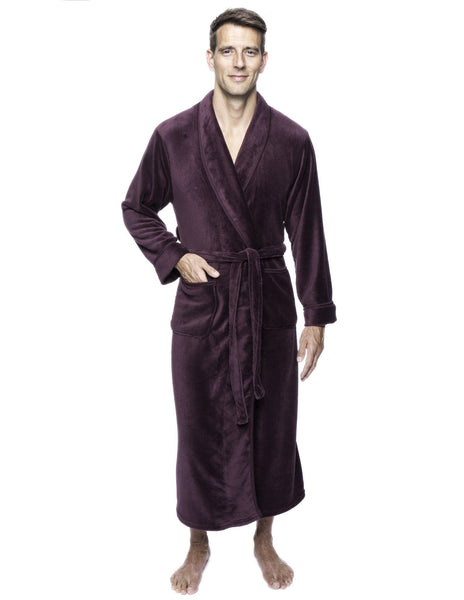 Twin Boat Men's Coral Fleece Plush Full Length Robe – Noble Mount