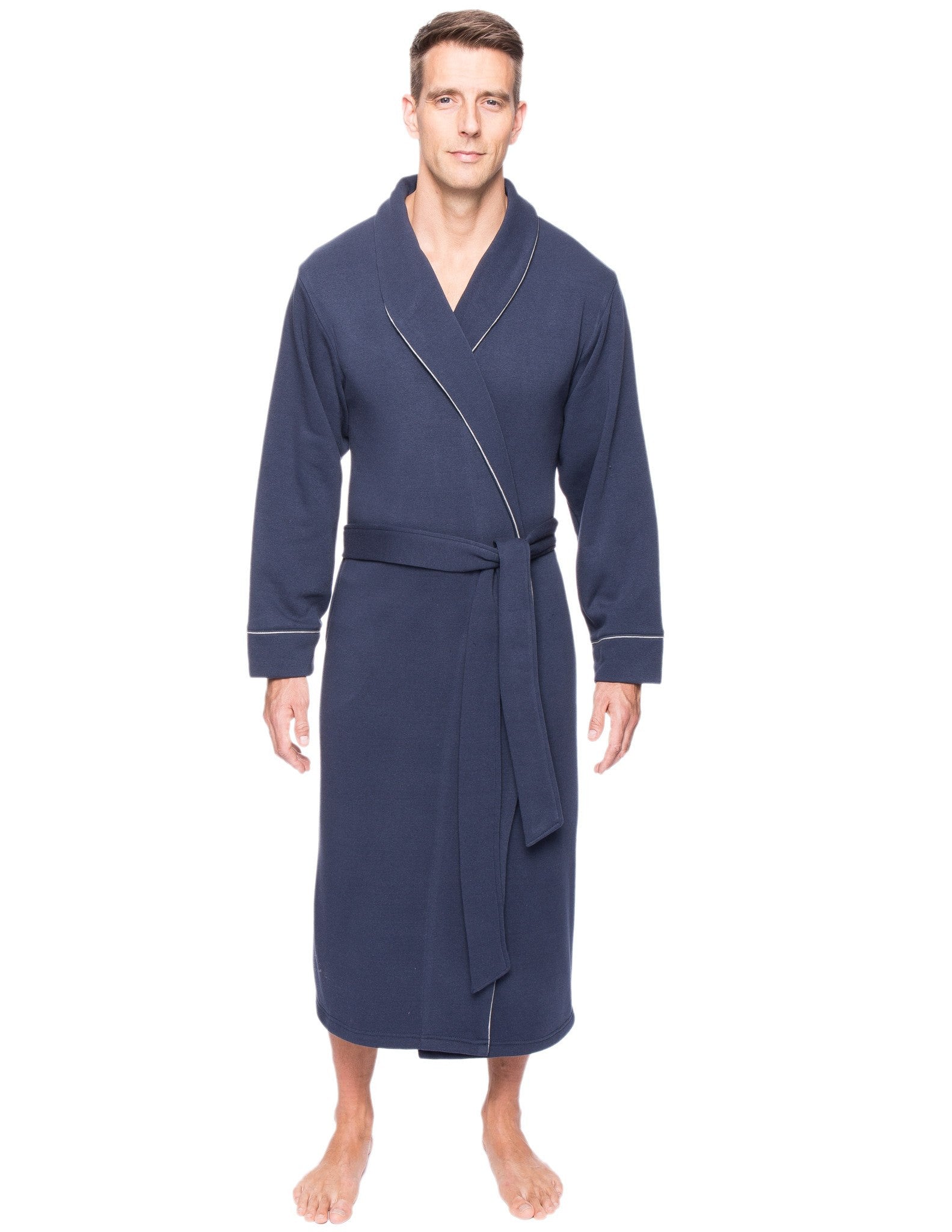 Men's Fleece Lined French Terry Robe – Noble Mount