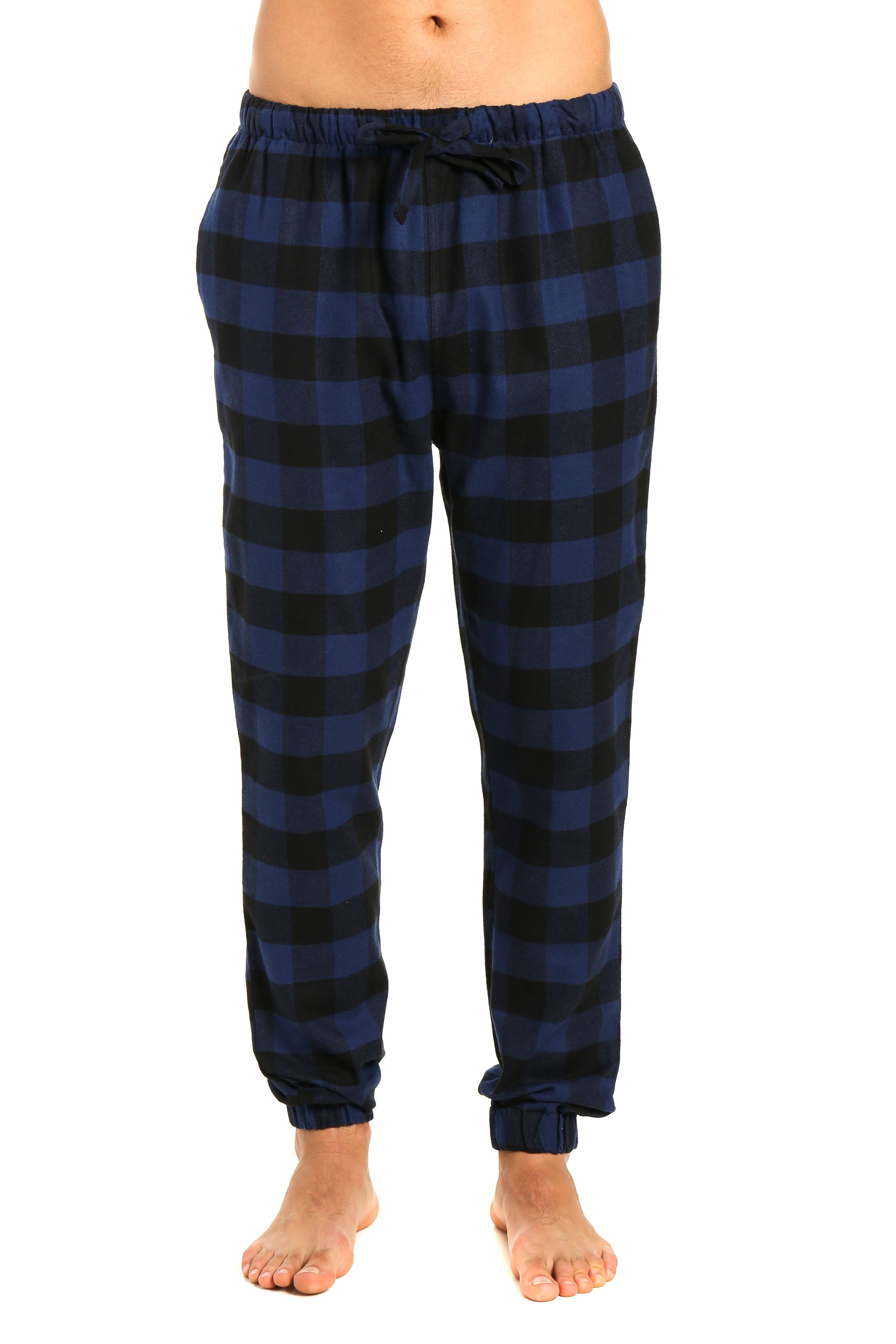 Mens 100% Cotton Flannel Jogger Lounge Pants – Noble Mount