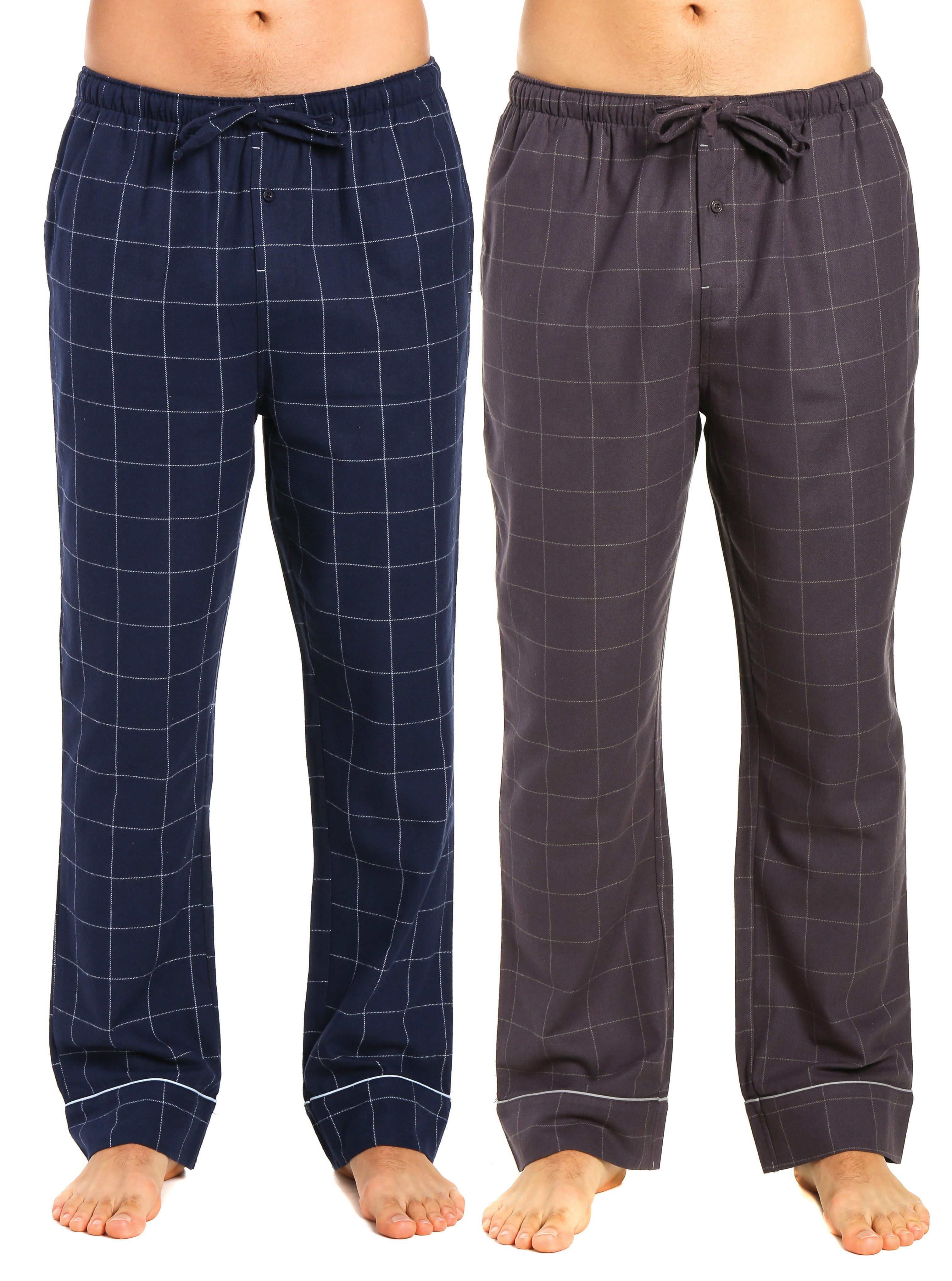Men's 100% Cotton Flannel Lounge Pants - 2 Pack – Noble Mount