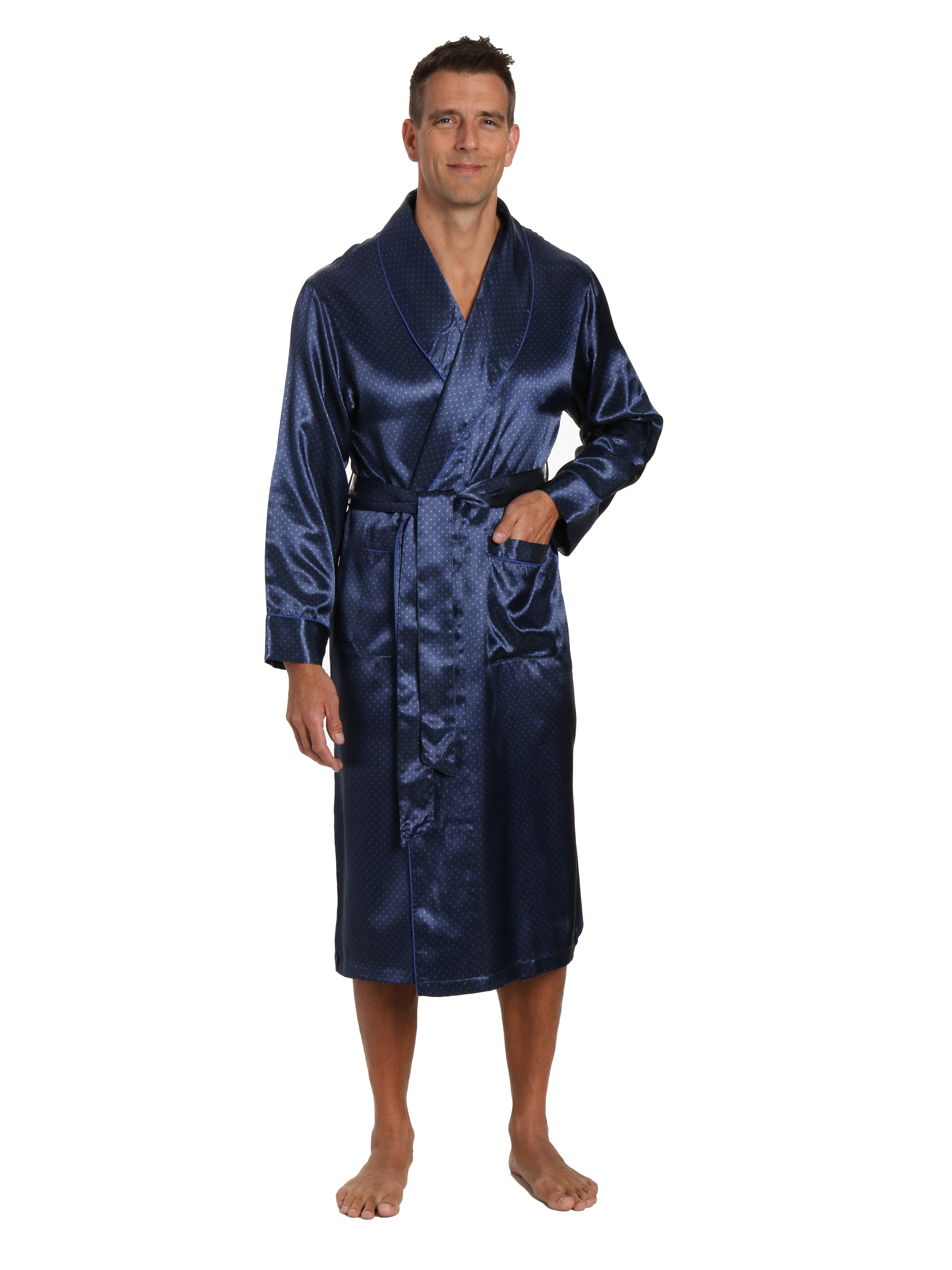 Noble Mount Men's Premium Satin Robe