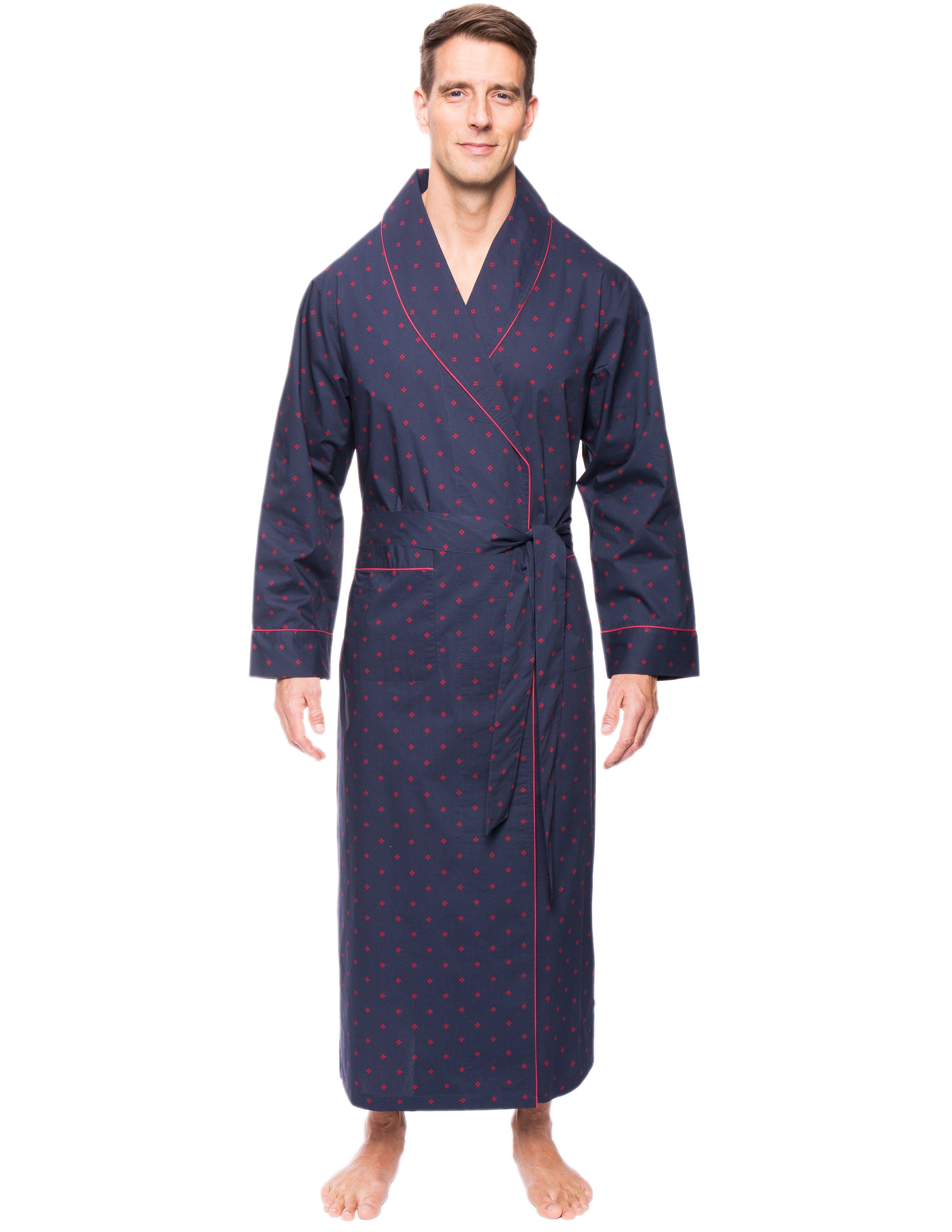 Mens Premium 100% Cotton Full-Length Robe – Noble Mount