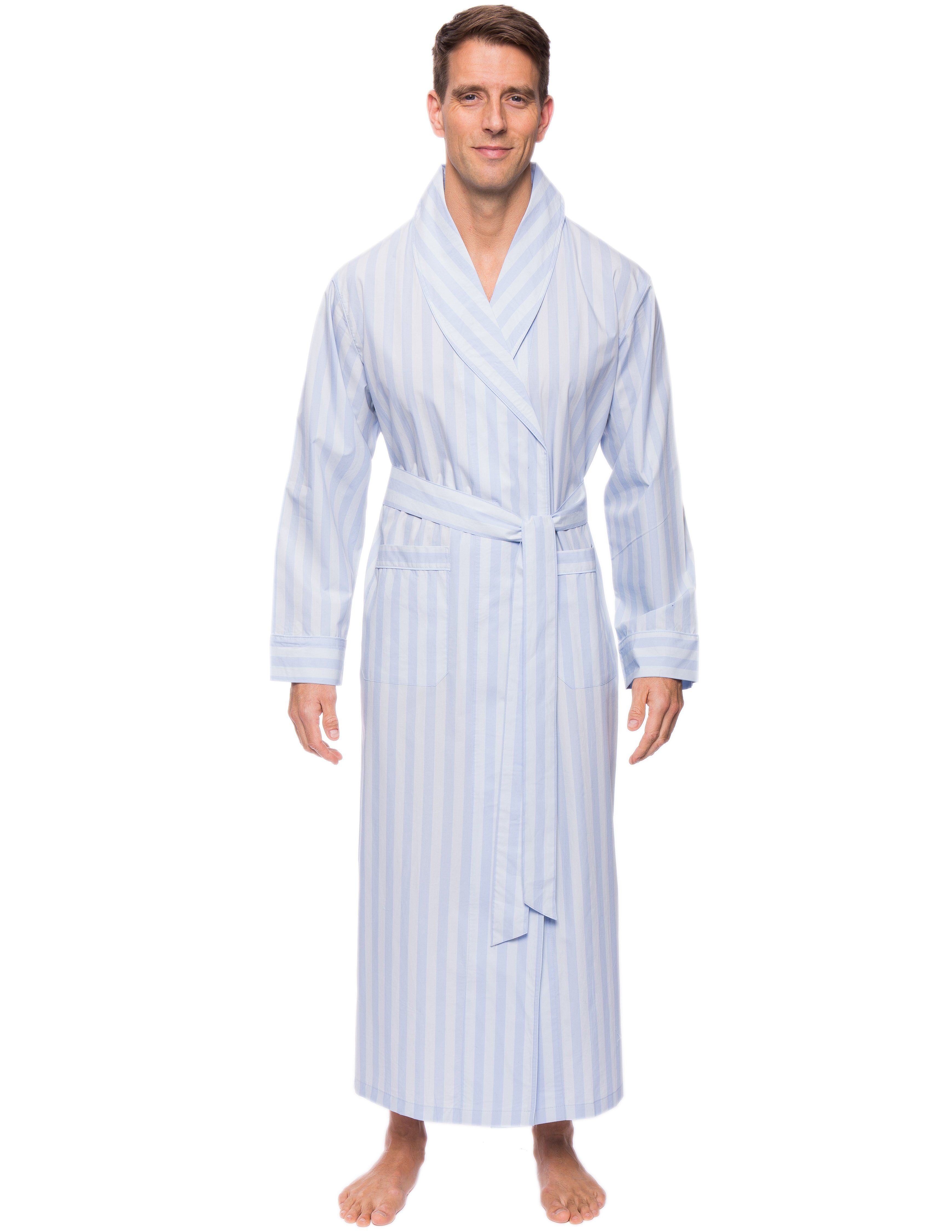 Mens Premium 100% Cotton Full-Length Robe – Noble Mount