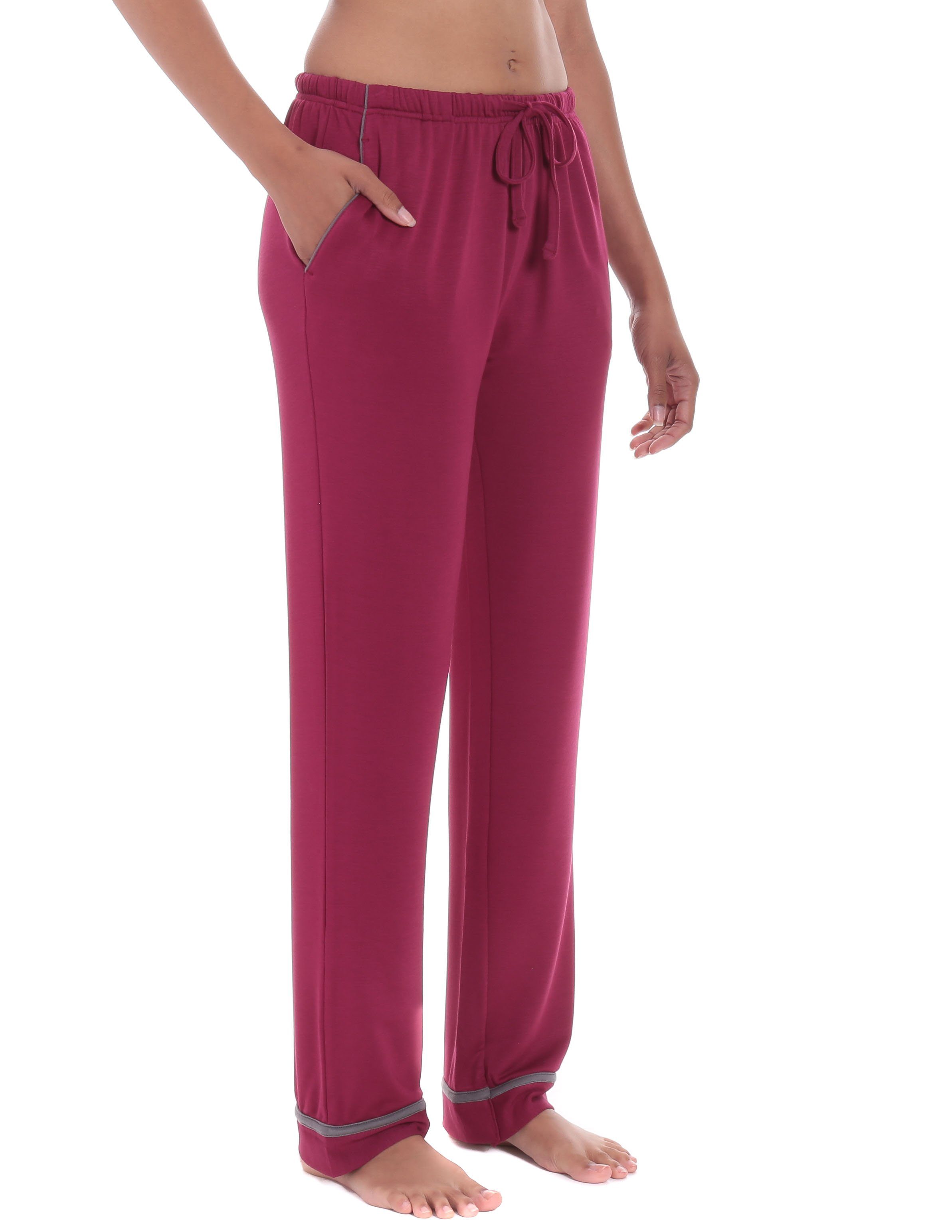 Women's Jersey Knit French Terry Lounge Pants – Noble Mount