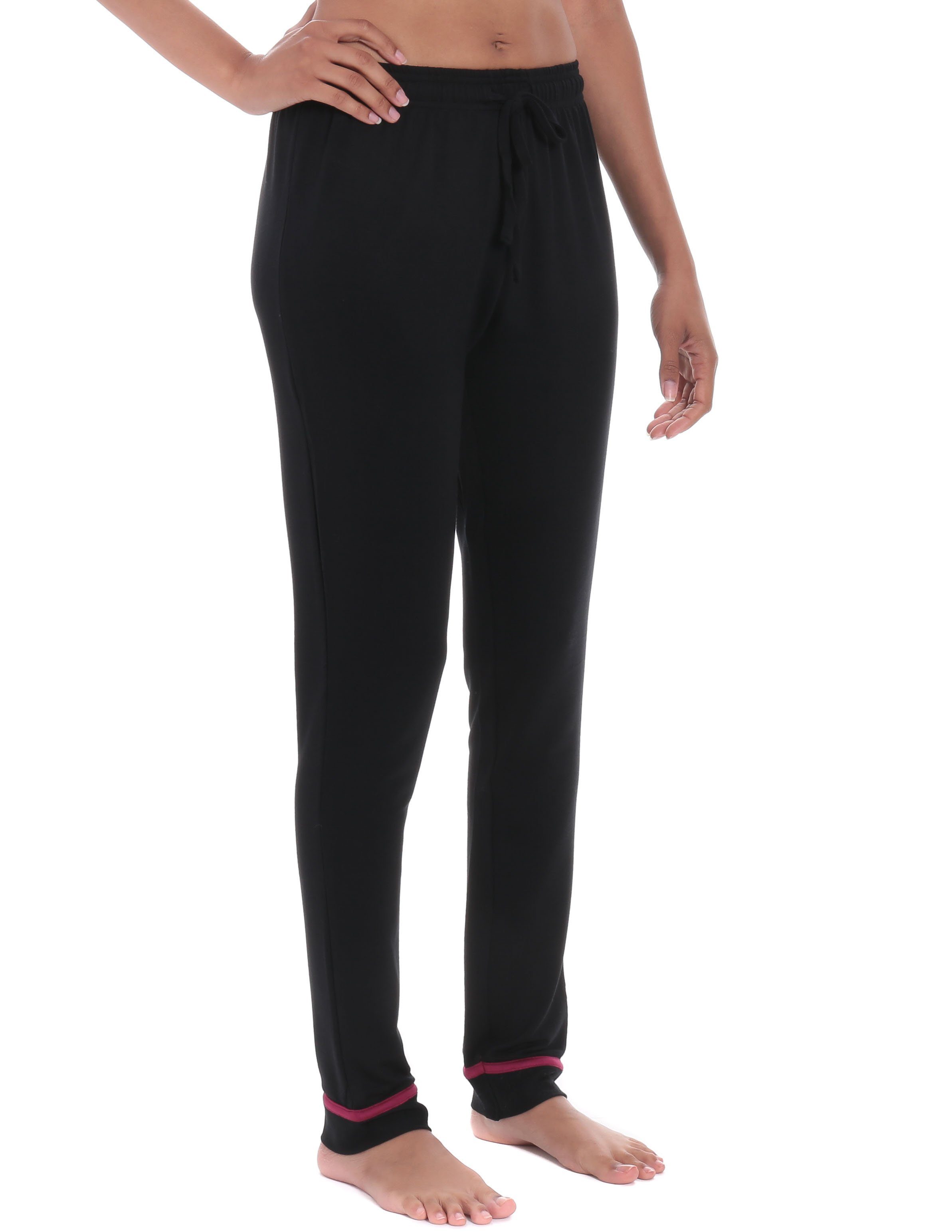 womens jersey knit pants