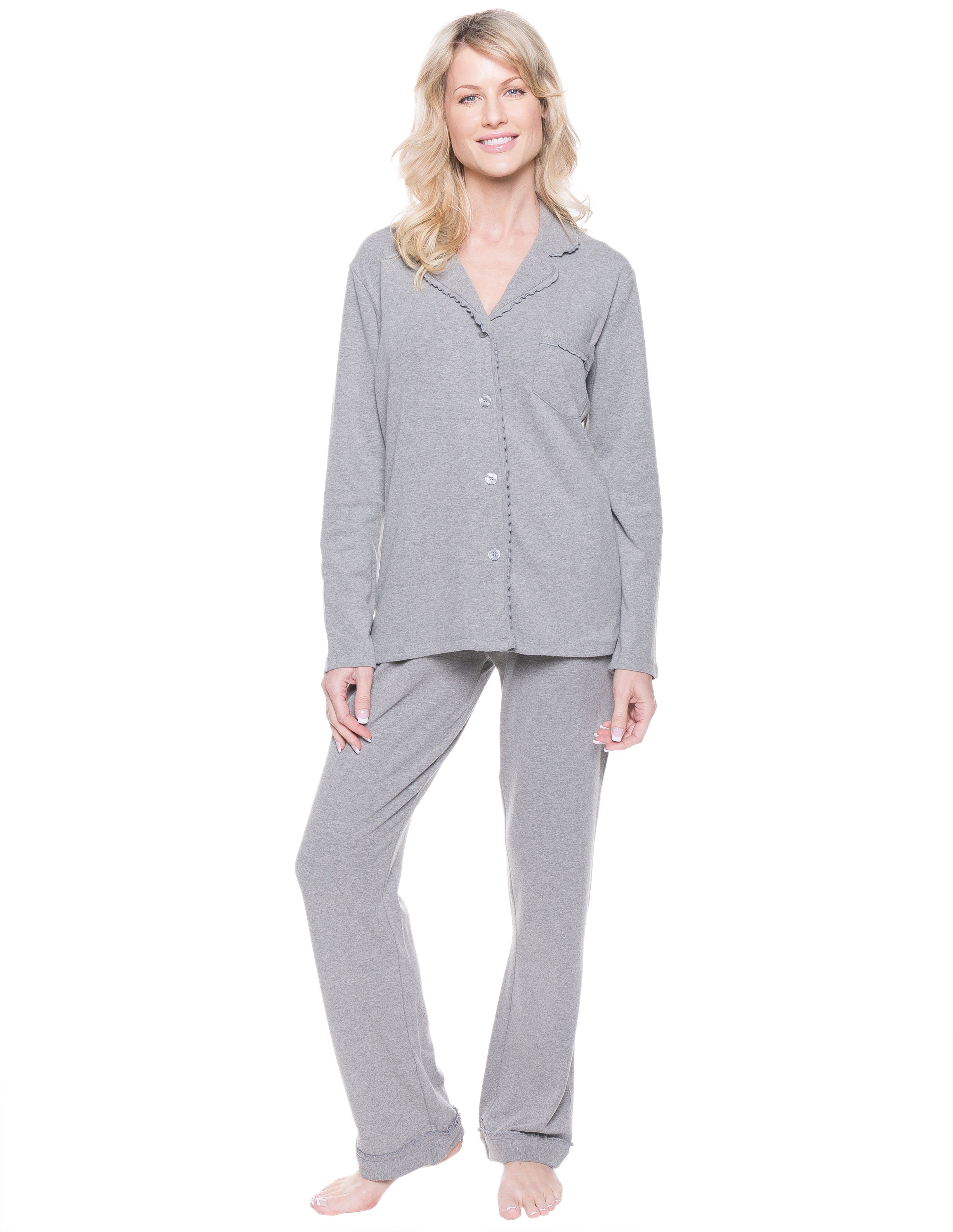 Women's Cozy Rib Pajama Sleepwear Set – Noble Mount