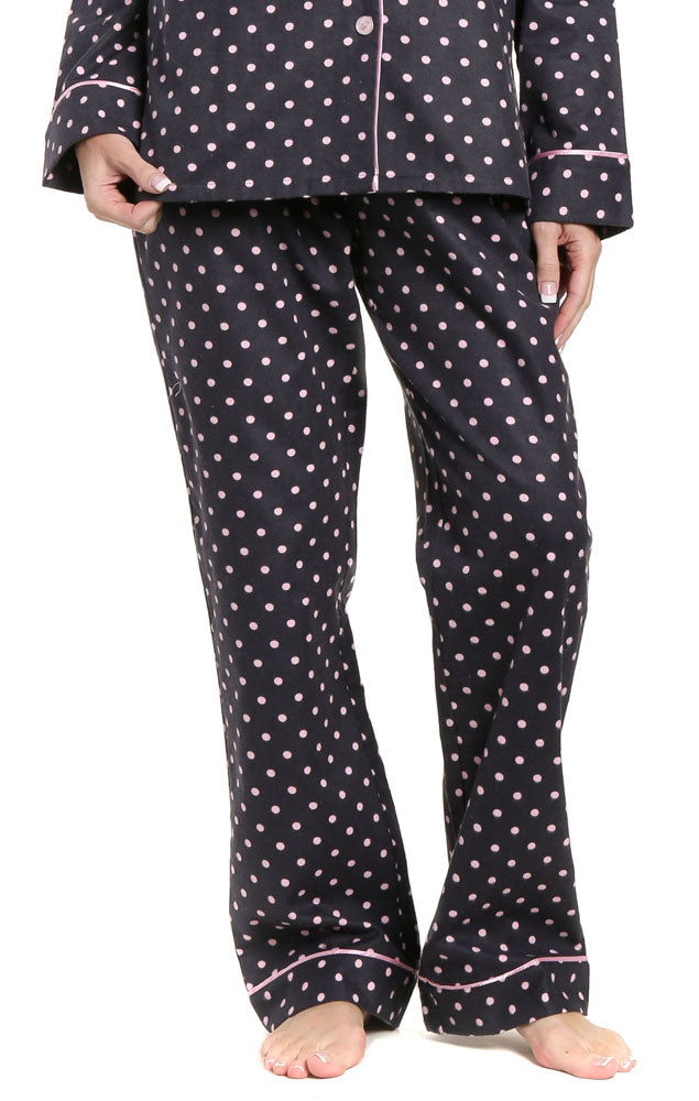 Womens Premium 100% Cotton Flannel Lounge Pants – Noble Mount