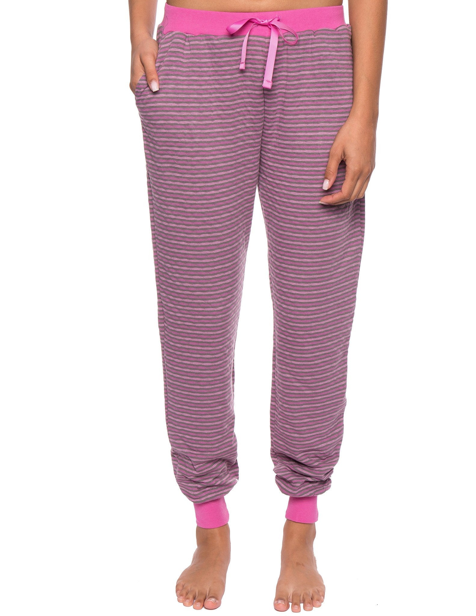 Women's Double Layer Knit Jersey Jogger Lounge Pant – Noble Mount