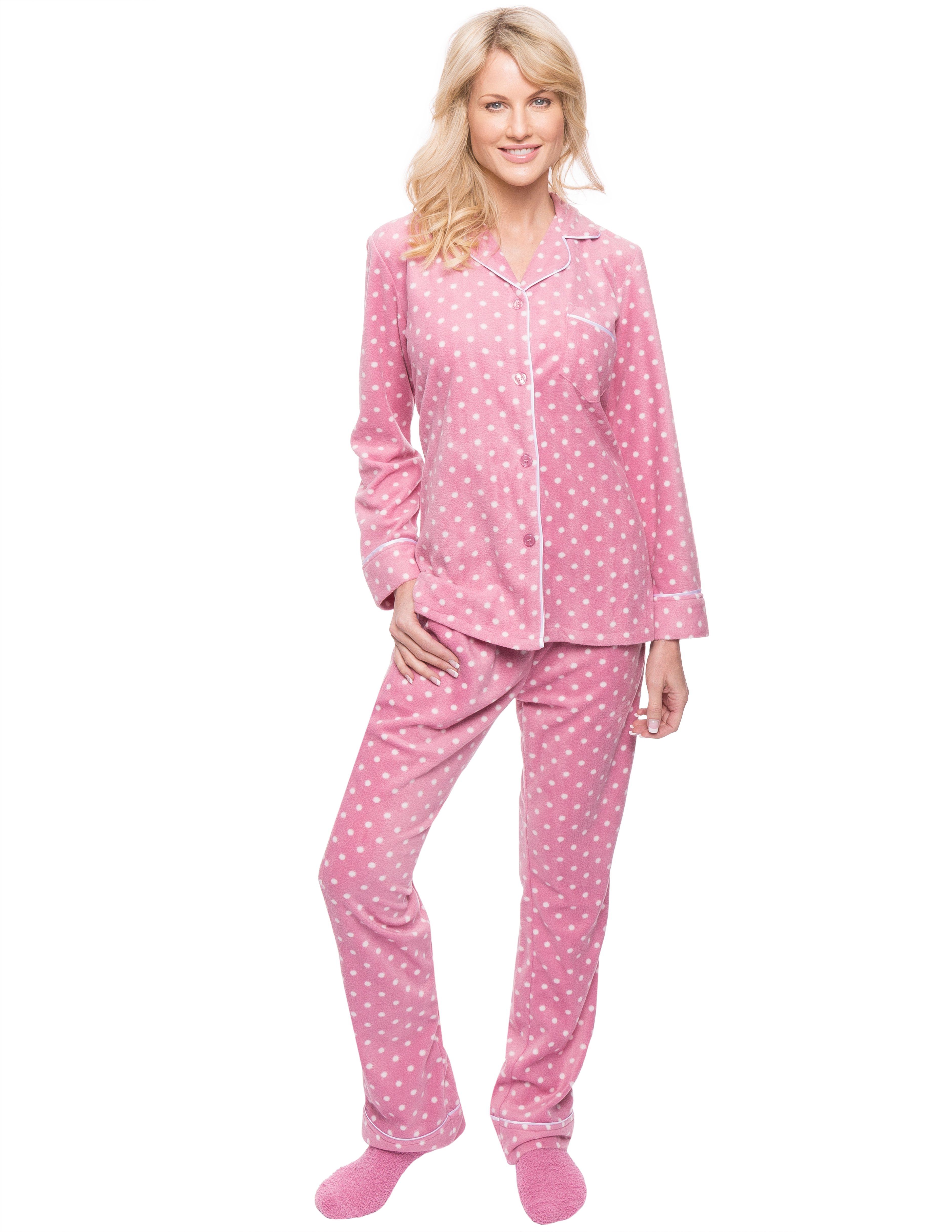 Womens Microfleece Pajama Sleepwear Set – Noble Mount