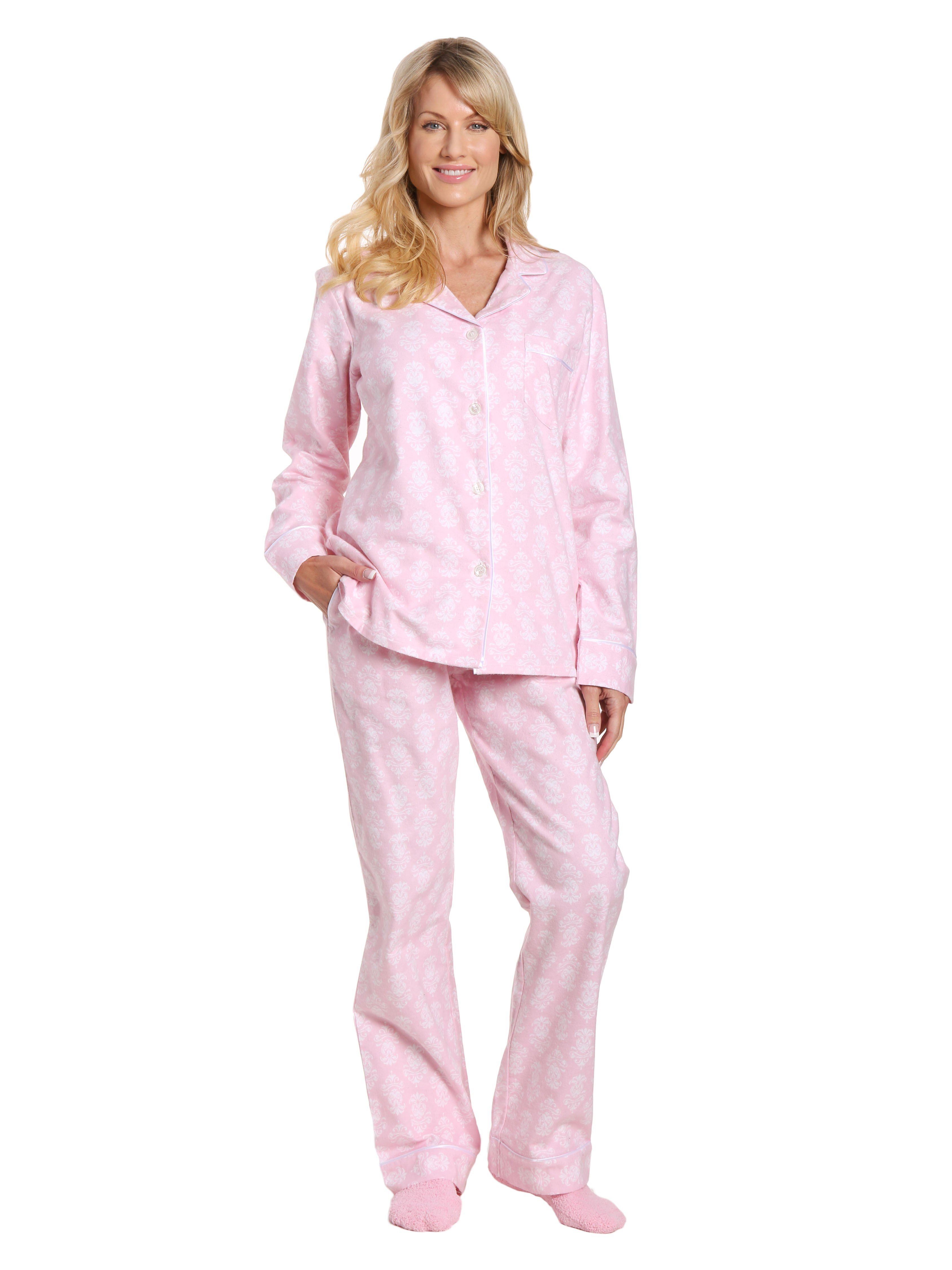 Download Boxed Pacakged Womens Premium Cotton Flannel Pajama ...