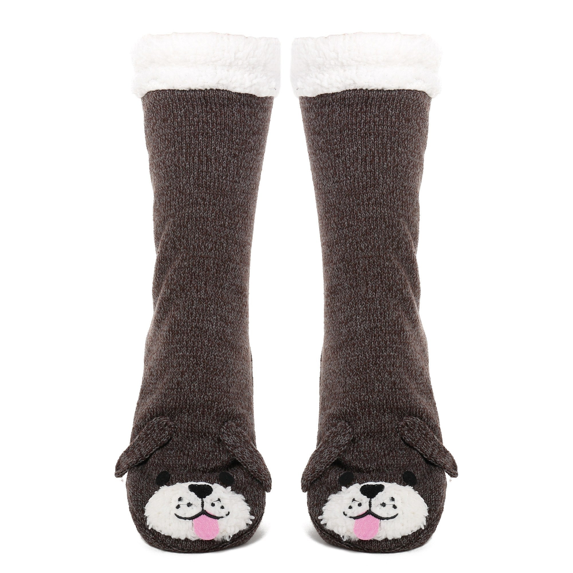 Women's Cute Knit Dog Slipper Socks – Noble Mount
