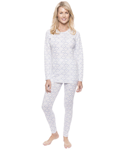 Womens Waffle Knit Thermal Base Layer Underwear and Sleepwear – Noble Mount