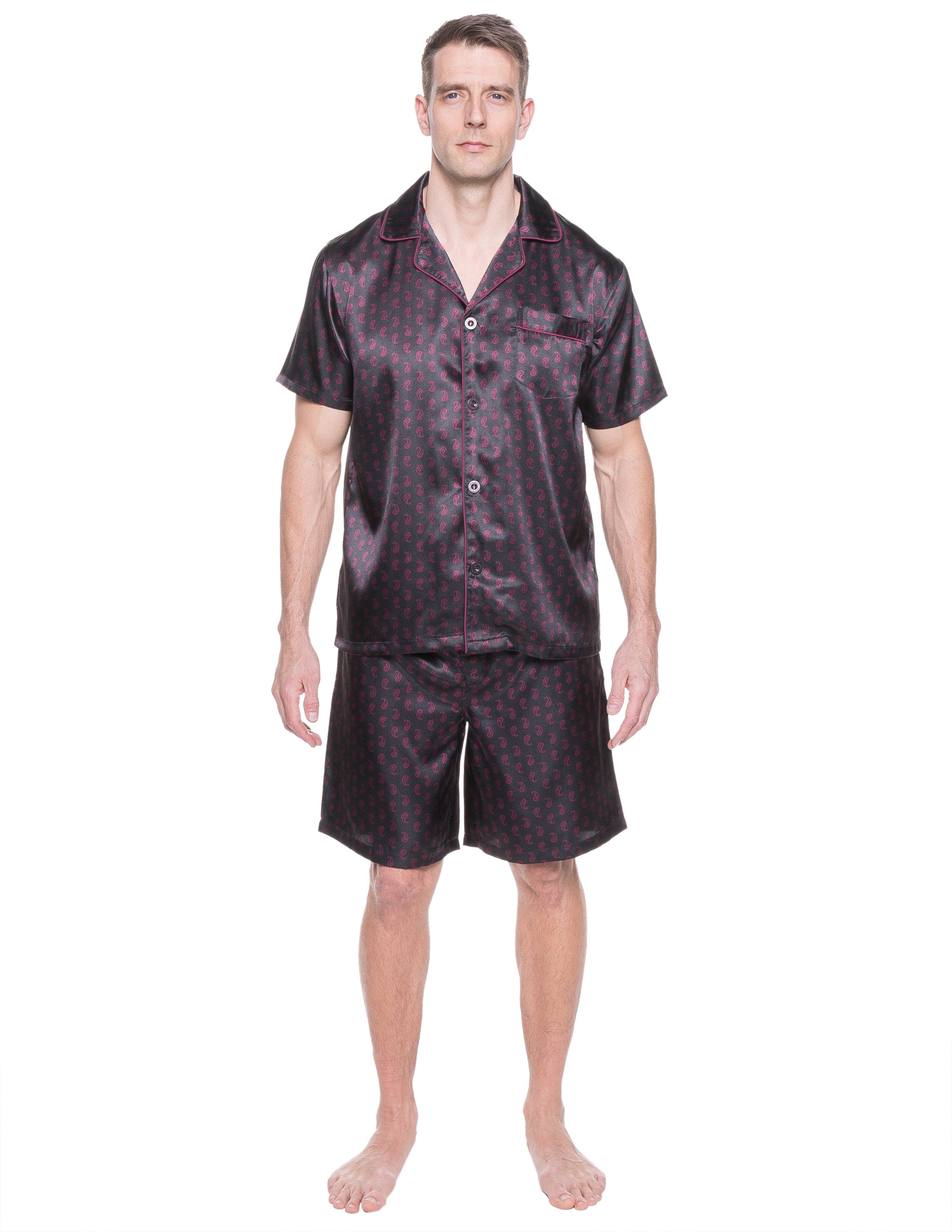 Mens Satin Short Sleepwear/Pajama Set – Noble Mount