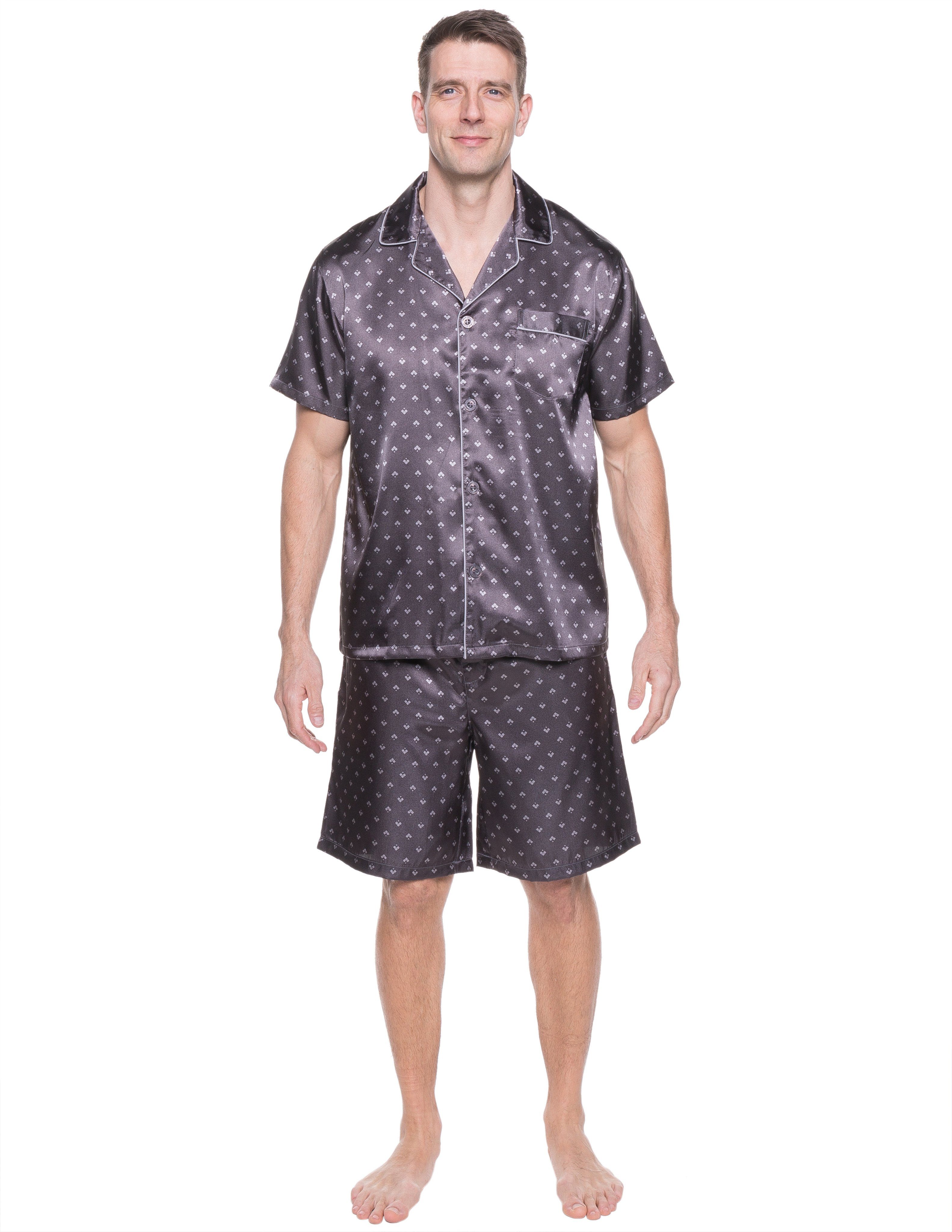 Mens Satin Short Sleepwear/Pajama Set – Noble Mount